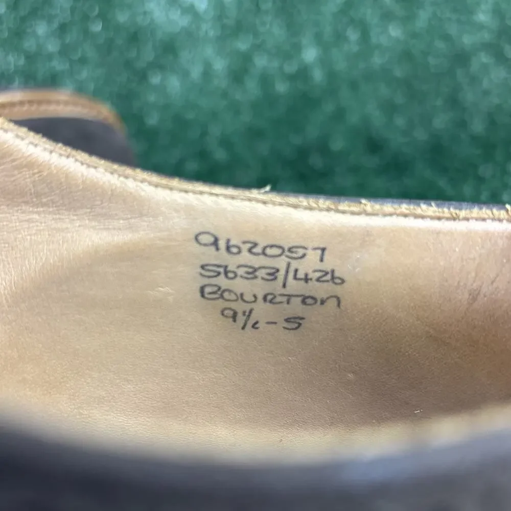 Tricker's Trickers 'Bourton' Brown Suede Derby Brogue Lace‎ Up Shoes US 10.5 EUC